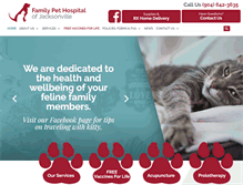 Tablet Screenshot of familypetjax.com